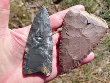 2 Flint Knapped Points
