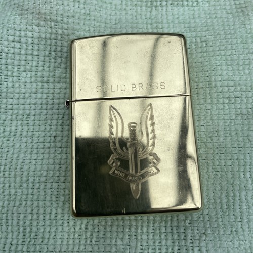 Vtg 2008 solid brass - vtg, zippo