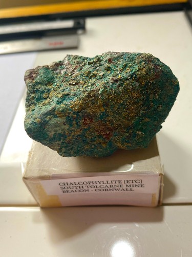 Chalcophyllite south - chalcophyllite,