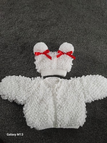 Hand made loopy - cardigan, and