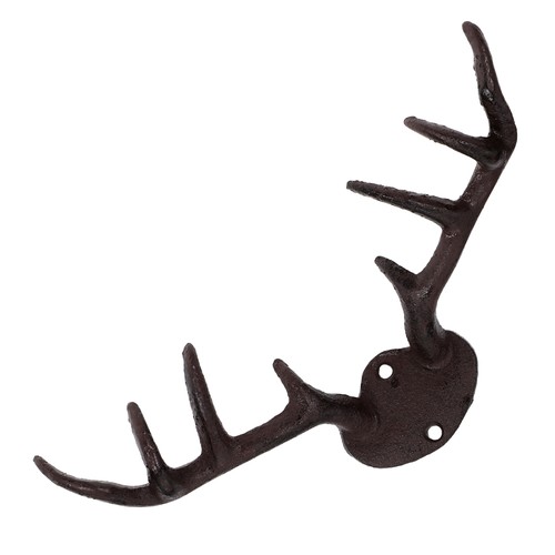 Retro antler hook - rustic, wall