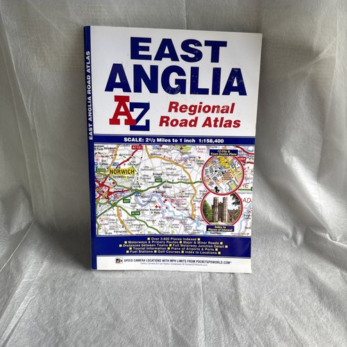 East anglia road atlas - a-z,