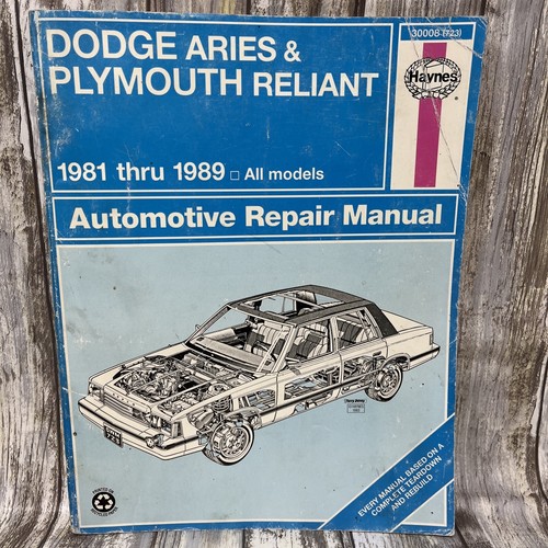 Aries reliant service repair - aries,