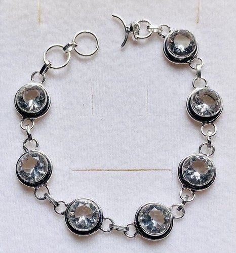 Stunning white topaz 925 - white,