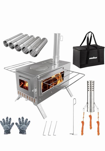 Large tent stove portable - large,
