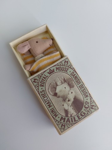 Maileg baby mouse sleepy wakey - baby,
