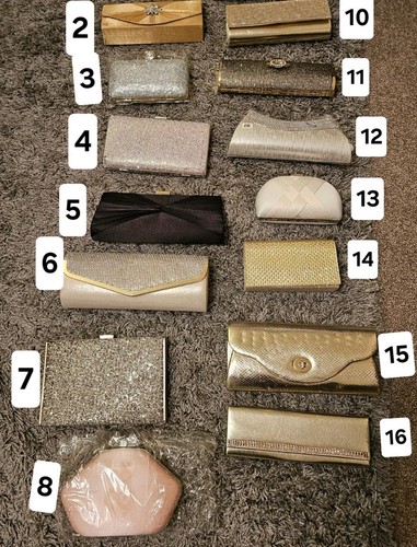 Job lot clutch bags - 10+,