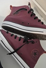 Converse High Tops Burgundy UK