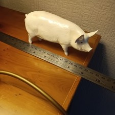  Rare Vintage Beswick CH Wall Queen 40 Pig Porcelain Figurine SU278