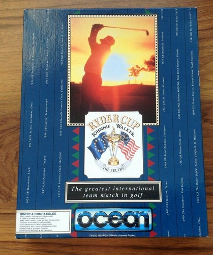 The ryder cup johnnie - cup, by