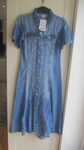 2025 denim shirt maxi - h&m,