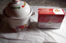 Campbell's Soup Collectible Vintage Tureen and Recipe Card Tin