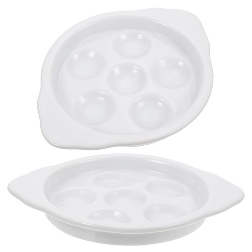 Pcs porcelain escargot - escargot, plate