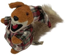 Basil Brush Squirrel Plush Figurine Tartan Outfit Collectable Ornament 6193