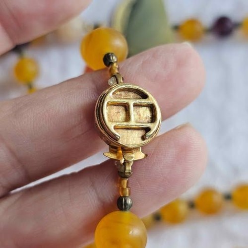 Lonnng vintage necklace with - vintage,