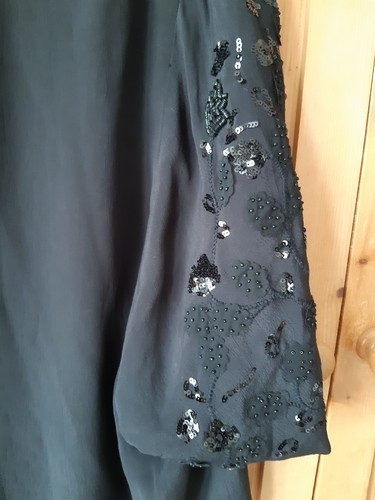 Monsoon black beaded glamorous - black,