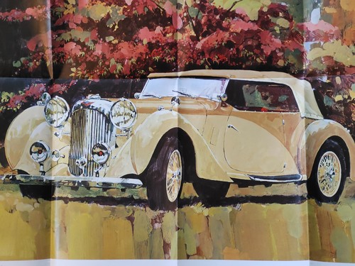 Folding print 1939 lagonda - folding,