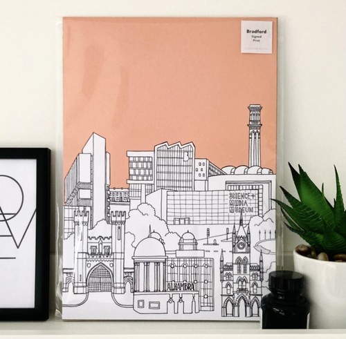 Art print bradford city - print,