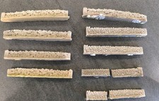 Model Railway N Gauge Stone Walling - Grey 9 pieces , Free Postage