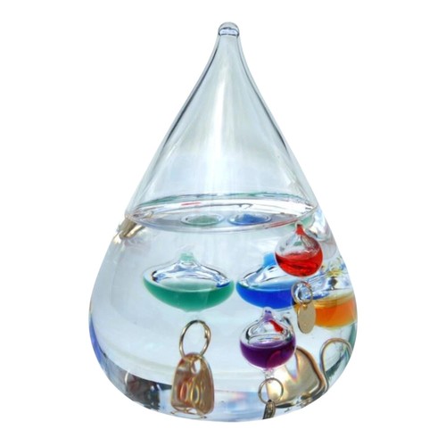 Galileo thermometer teardrop - galileo,