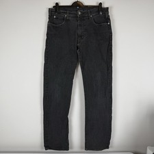 Armani Jeans Comfort Fit Grey Straight Fit Denim Jeans W36 L32 Mens