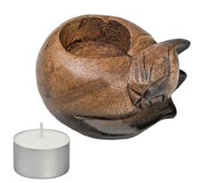 Ethically Sourced Wooden Cat