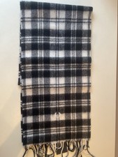 Fred Perry Scarf Tartan Black