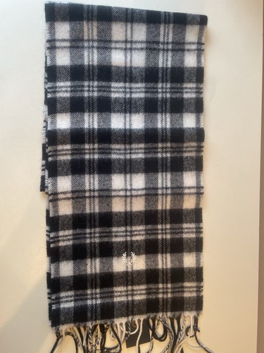 Fred perry tartan scarf - tartan, black