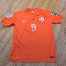 Netherlands Home Football Jersey 2014 World Cup Nike UK Size (S) Van Persie
