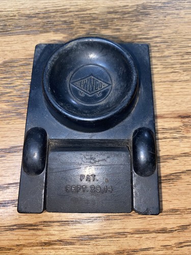 Vintage bakelite ink well - bakelite,