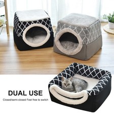 Cat Dog Bed Pet Igloo Cave