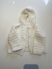 Hand Knitted Cardigan, 0-3