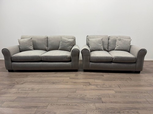 Lisbon grey fabric seater - 3,