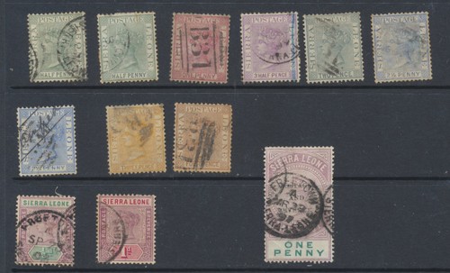 Sierra leone stamps 1884 - sierra,