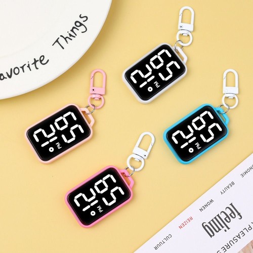 Square digital pendant watch - square,