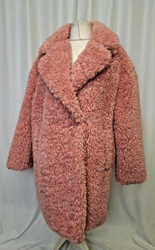 Teddy coat primark pink - coat,