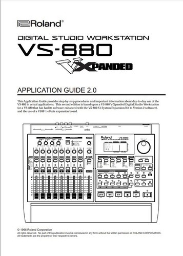 Roland vs880 vxpanded - vxpanded, digital