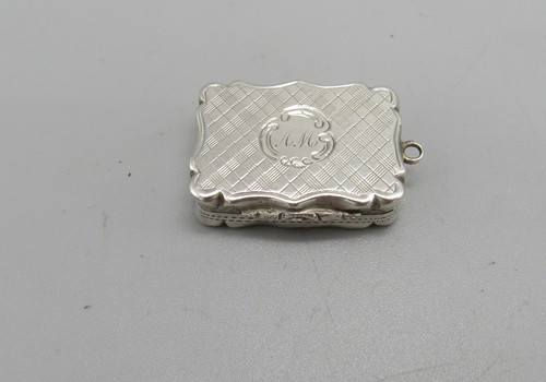Antique silver vinaigrette - antique,