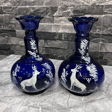 Pair of Vintage Mary Gregory