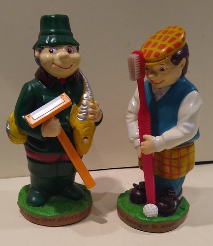 Vint fisherman golfer - vint., &