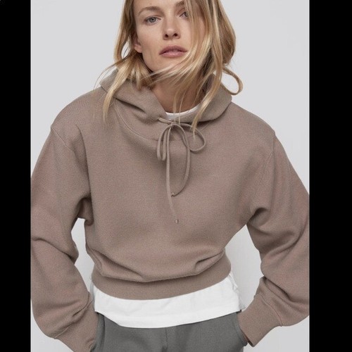 Zara mushroom knit sweatshirt - zara,