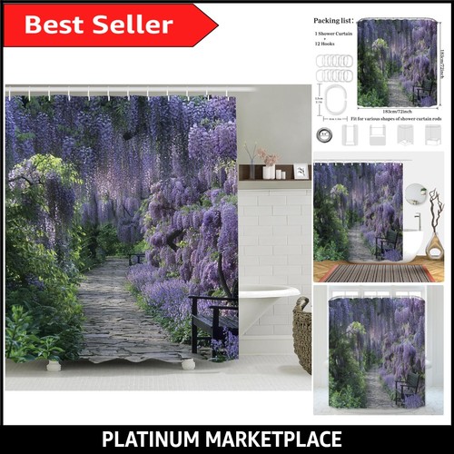 Floral waterproof shower - floral,