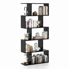 5-Tier Bookshelf Geometric