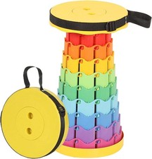 Yellow Portable Folding Stool