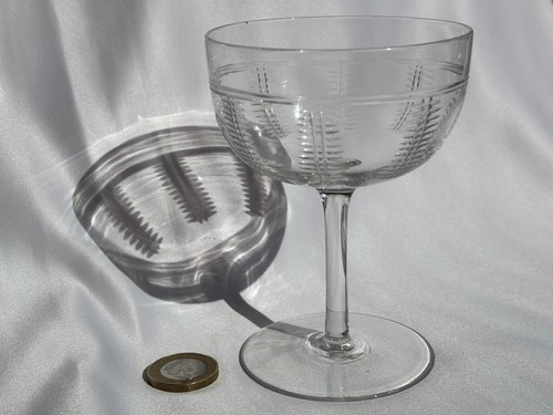Edwardian champagne wine glass - edwardian,