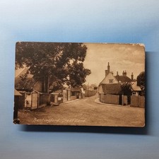 Buntingford Postcard 1928 Hertfordshire Great Lane Shop And Pub