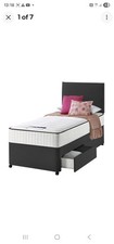 Single 3 Ft  2 Draw Divan Bed