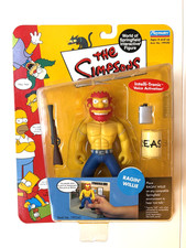 🟠PLAYMATES INTERACTIVE THE SIMPSONS SERIES 8 RAGIN' WILLIE ACTION FIGURE WOS