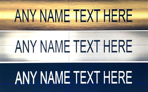 Personalised metal door signs - metal,
