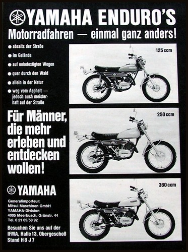 Yamaha 125 250 - dt, 250,